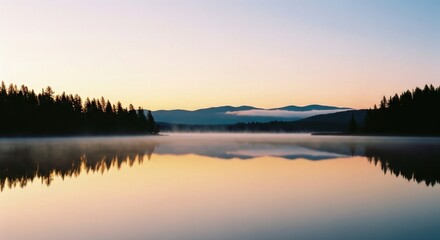 Calm Lake Reflection