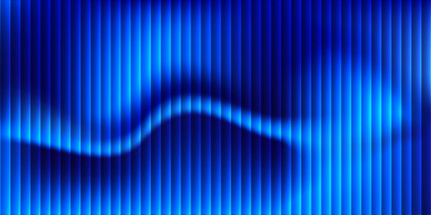 Asphalt blue dark street with smoke. Rays, spotlights light . Empty dark scene with neon light. Eps 10