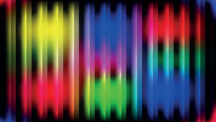 Abstract geometric design with vibrant color palette