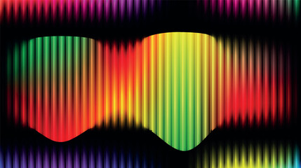 Abstract geometric design with vibrant color accents