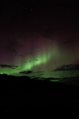 Fototapeta premium Aurora Boreal en Islandia