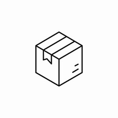sealed delivery package icon sign vector