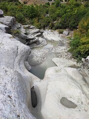 Beim Osum Canyon in Albanien 
