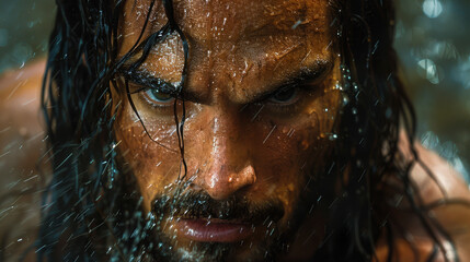 Samson, the mighty judge of Israel, chosen by God, defeats armies with divine strength but falls through love’s deception. His final act of sacrifice brings glory and justice to God’s name.
