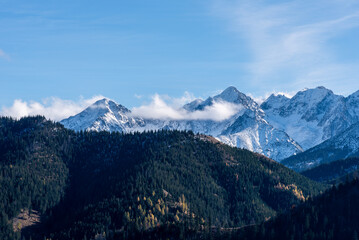 Fototapeta premium mountains in the snow