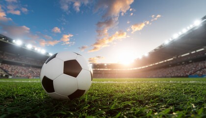 soccer ball on field
