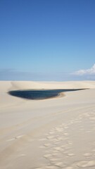 Where sand meets water and time slows down. Lençóis Maranhenses: Between crystal-clear lagoons and endless dunes
