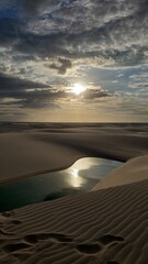 Where sand meets water and time slows down. Len&ccedil;&oacute;is Maranhenses: Between crystal-clear lagoons and endless dunes