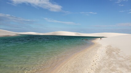 Where sand meets water and time slows down. Lençóis Maranhenses: Between crystal-clear lagoons and endless dunes