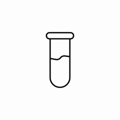 laboratory test tube icon sign vector
