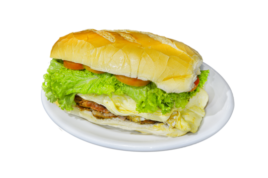 Lanche tradicional - pão francês 