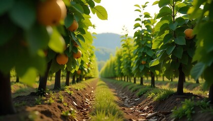 High elevation horticulture land: fruit trees in cool climate zone