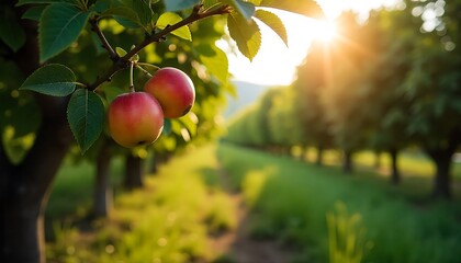 High elevation horticulture land: fruit trees in cool climate zone
