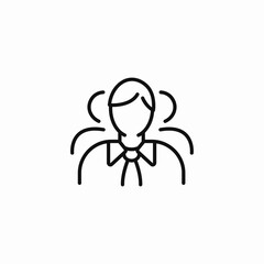 group people support icon sign vector