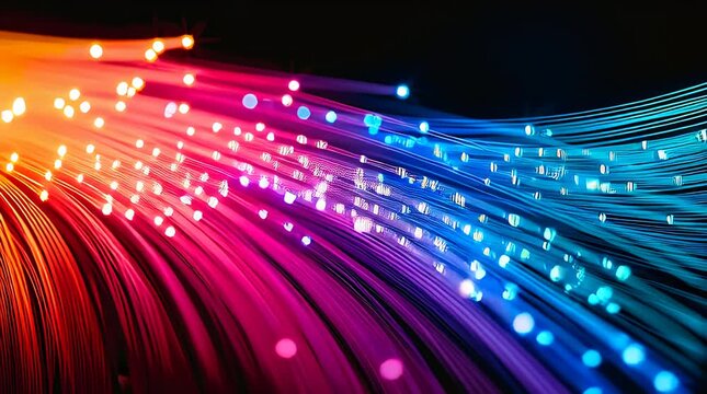 Technologie de al fibre optique, transfert des donn&eacute;es
