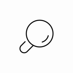 magnifying glass search tool icon sign vector