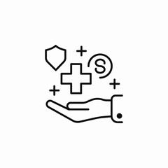 medical health insurance icon sign vector