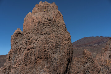 Climbers ascending Ucanca pinnacle