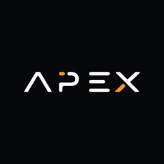 Apex Modern Minimal Logo Design &mdash; Abstract Letter A Symbol, Creative Branding Template for Business and Technology Company