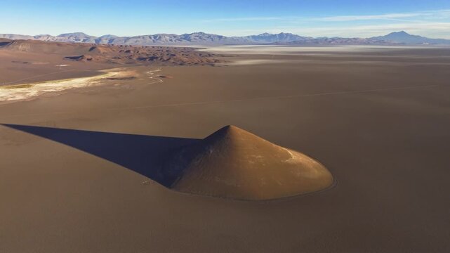 Aerial view of Cono de Arita in Argentina's highlands