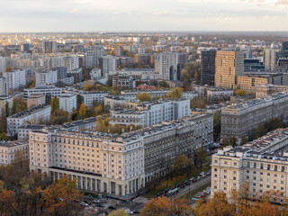 Warszawa, jesienna panorama miasta © hunter76