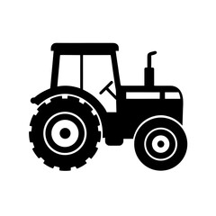 Powerful Tractor Silhouette Vector Design Representing Agriculture And Farm Work