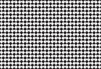 seamless background for Christmas, monochrome black white checkered pattern with white ribbon icons, suitable for event backgrounds, wrapping paper, textiles, greeting card backgrounds, banners, etc.
