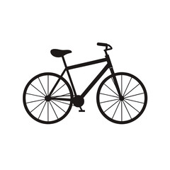 Fototapeta premium Classic Bicycle Silhouette Cycling Sport Activity Outdoor Recreation Design
