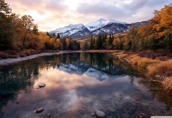 autumn in the mountains