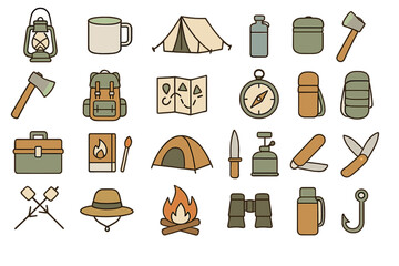 Camping gear essentials for outdoor adventures and exploration during summer trips