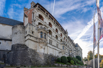 Blois, France - 10 27 2025: panoramic view of the Royal Castle facade © Franck Legros