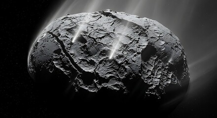 Comet Surface Glimpse