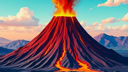 fire in the mountains