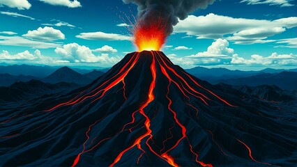 volcano in the volcano
