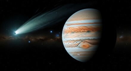 Jupiter and Comet