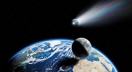 Earth, Moon and Celestial Object