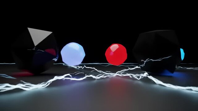 The Prisoner's Dilemma: Abstract Strategic Choices Visualized with Dynamic Red and Blue in Game Theory