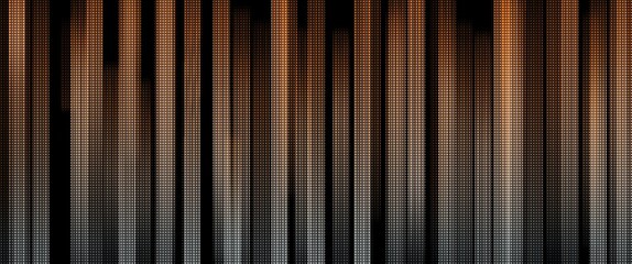 abstract striped background with orange and grey gradient and halftone texture 