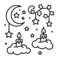 cute candle with holly bold & easy cute christmas coloring page, Whimsical Gingerbread House Coloring Pages for Kids & Adults, Christmas Coloring Pages, bold & easy cozy winter coloring book pages,