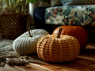 knitted pumpkins crafts inspired gifts for the home