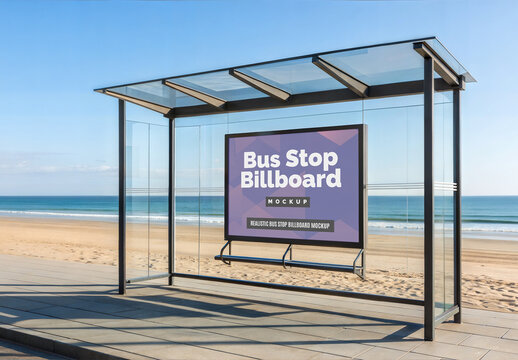 Bus Stop Mockup 86