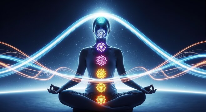 Find inner peace with a guided meditation featuring chakra alignment and energy flow to promote wellness and spiritual growth in your practice