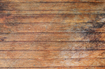 Naklejka premium Rustic wooden planks background with natural wood grain texture