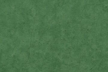Fototapeta premium Aged green concrete wall texture with stains cracks and subtle mottled patina