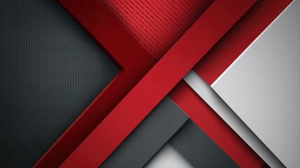Contrast red and grey tech arrows background. Vector corporate design, no logos, no brands