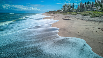 aerial view of Jupiter Island beach © Bruce