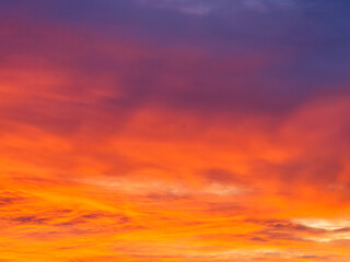 Fiery Autumn Sunrise over Dorset England