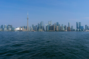 Toronto Skyline View from Lake Ontario