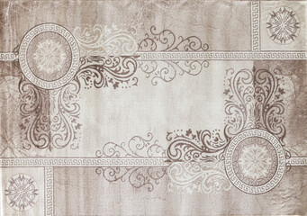 Carpet types and colors. Ideal for 3D rendering and installation in rooms.