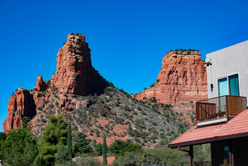 Sedona red pillars